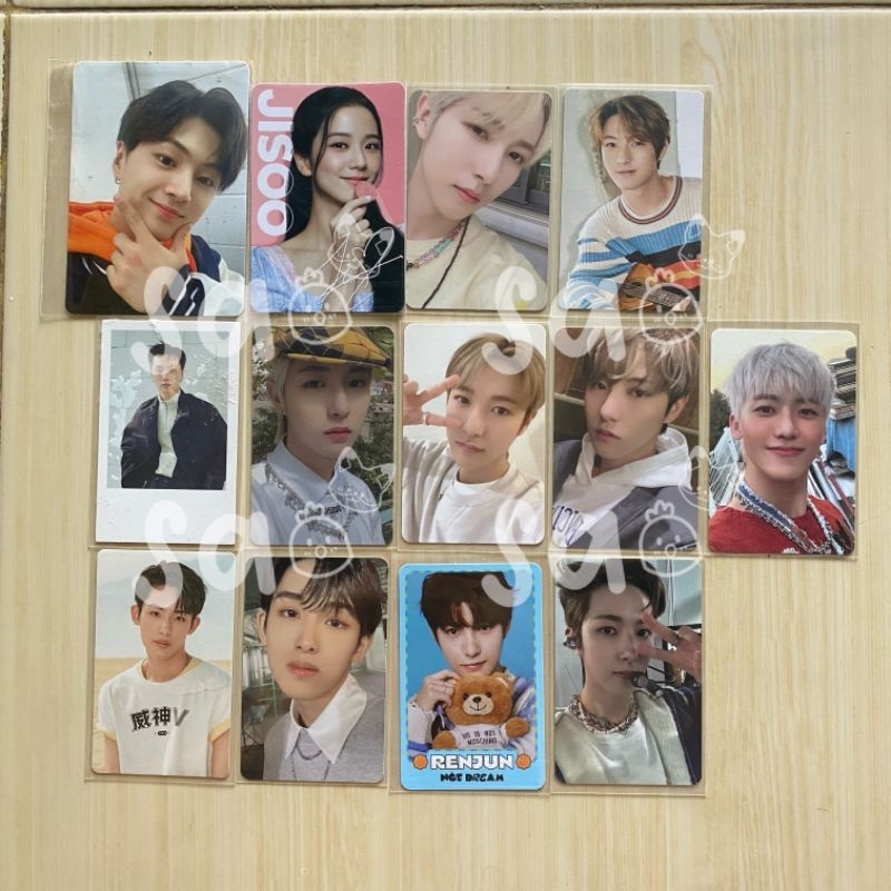 PC Photocard Renjun Winwin Jaemin Jisoo Jay NCT DREAM WAYV BLACKPINK ENHYPEN Official Hello Future K