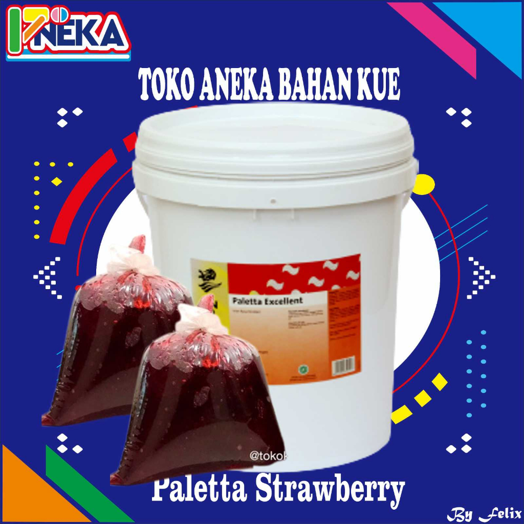 

Selai Strawberry Paletta Repack 250gr