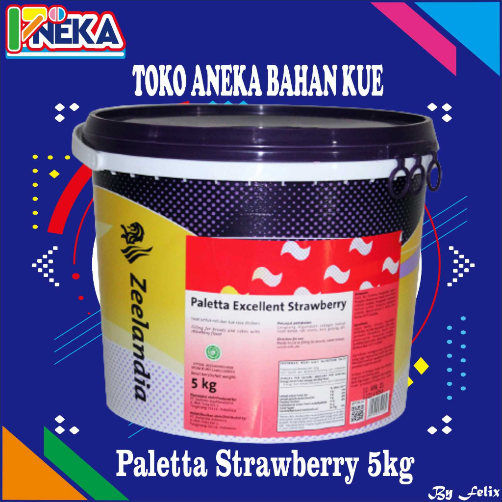 

Selai Strawberry Paletta 5kg (Tanpa Bubble Wrap)