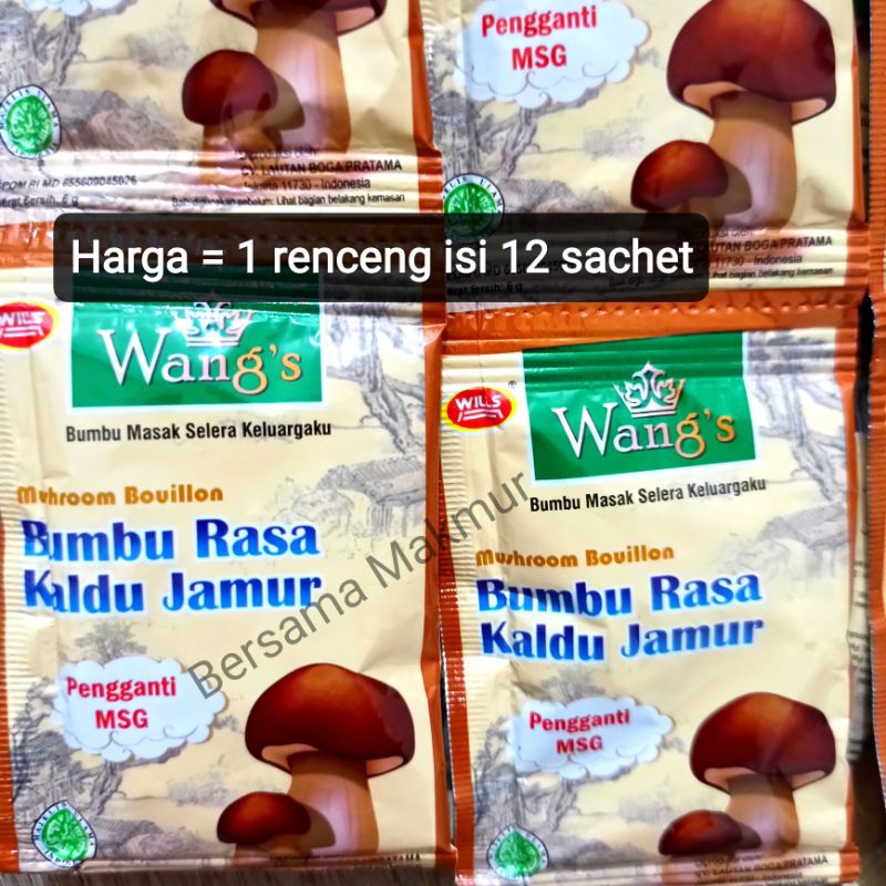 

Bumbu kaldu jamur Wangs renceng