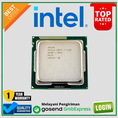 Processor Intel Core I7 2600 LGA 1155 Tray