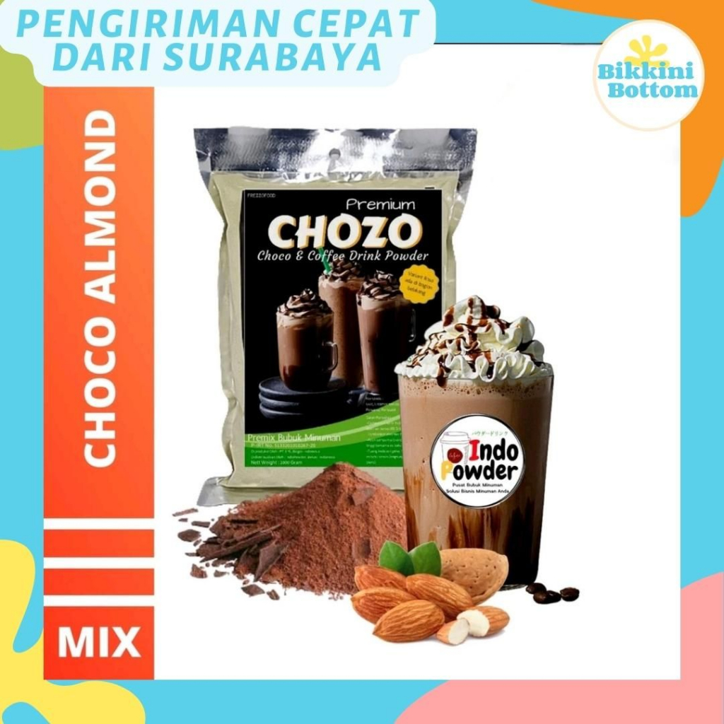 

Bubuk Minuman Rasa CHOCO ALMOND 1Kg Bubuk Minuman Coklat Almond Powder Choco Almond | INDOPOWDER CHOZO