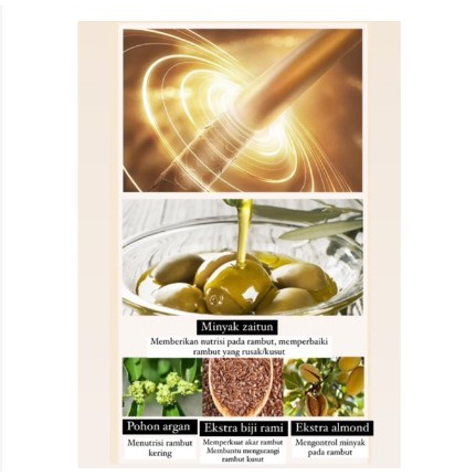 vitamin rambut kering / vitamin rambut mengatasi rambut kusut & kering gold