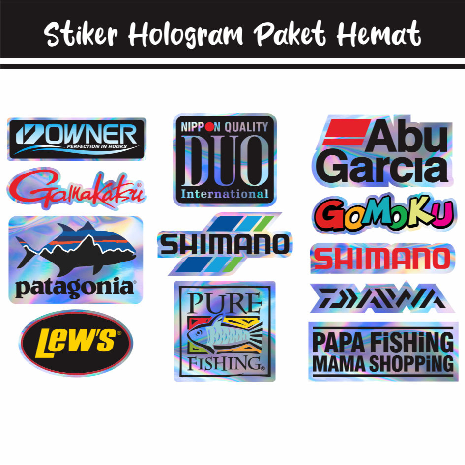 Jual Sticker Pancing Brand Pancing Sticker Mancing Mania Cutting Sticker  Lure X