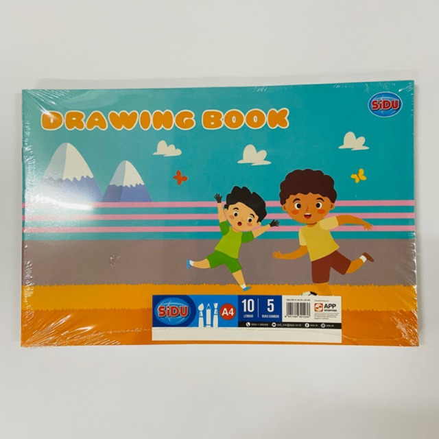 

Drawing Book / Buku Gambar Sidu ukuran A4 isi 10 lembar/buku