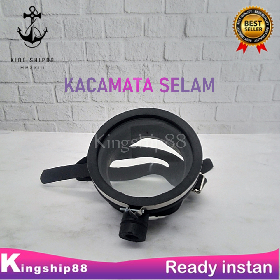 Kacamata selam bulat oval / masker selam