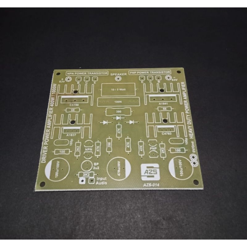 PCB Power 2 Tingkat DTK 400W-1000W Simetris Versi Fiber FR4