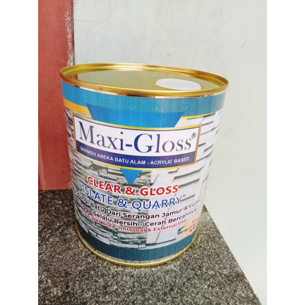 Coating Batu Alam Clear Gloss