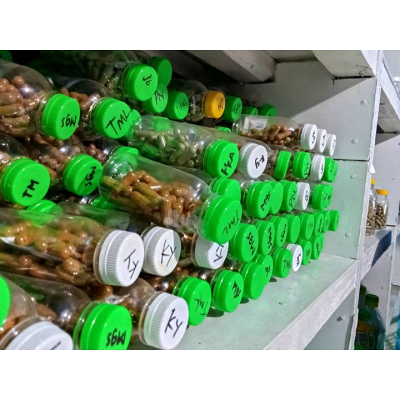 

Kapsul Daun Kelor kemasan botol Isi 100 butir