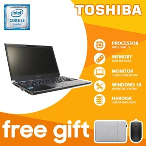 LAPTOP TOSHIBA dynabook R732 i5 RAM 8 SSD 256GB WIND 10 (FREE GIFT)