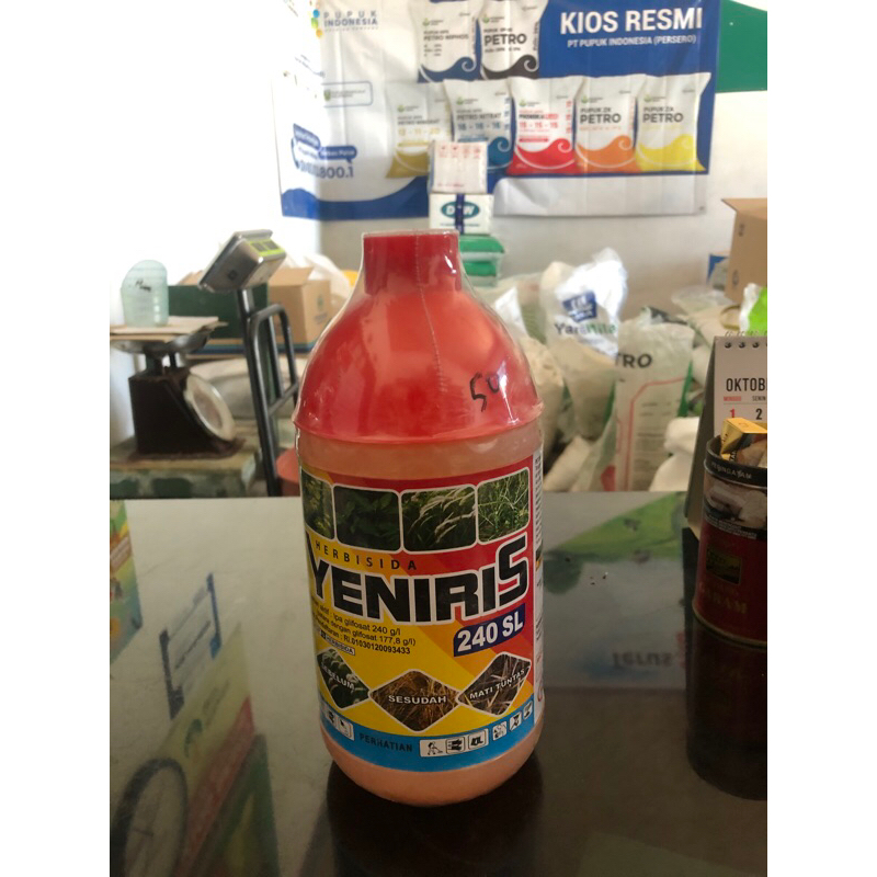 HERBISIDA - YENIRIS 240SL - 1L (glifosat 240g/l)