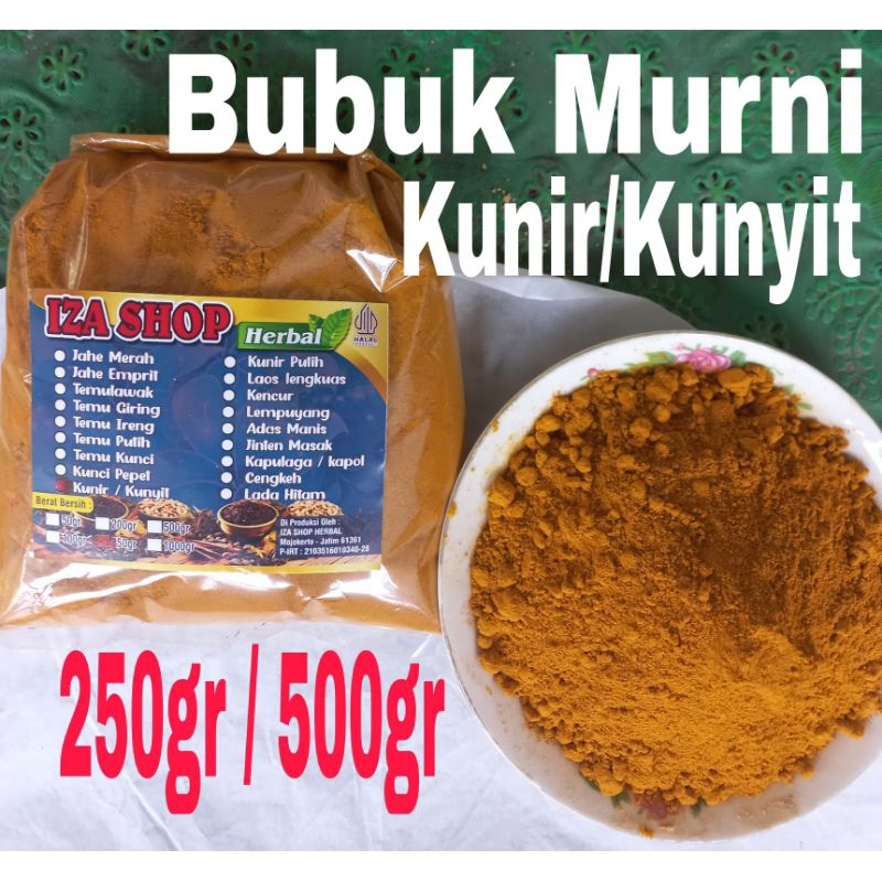 

Kunyit/kunir bubuk murni 500gr