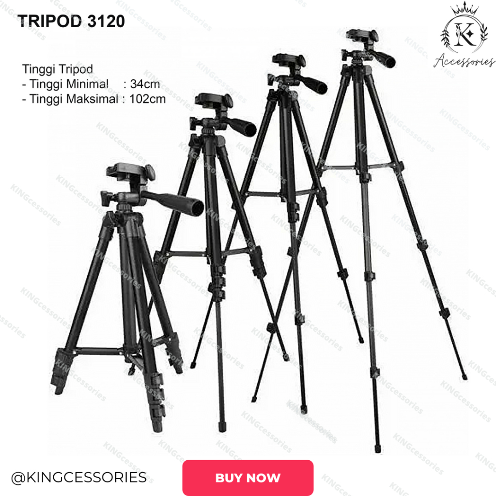 HOLDER TRIPOD 3110 3120 TRIPOD HP TRIPOD KAMERA PANJANG 1 METER + HOLDER U