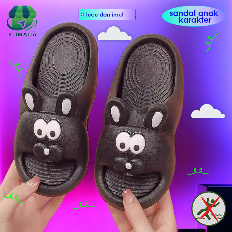 SANDAL IMPORT ANAK PEREMPUAN DAN LAKI LAKI KARAKTER LUCU