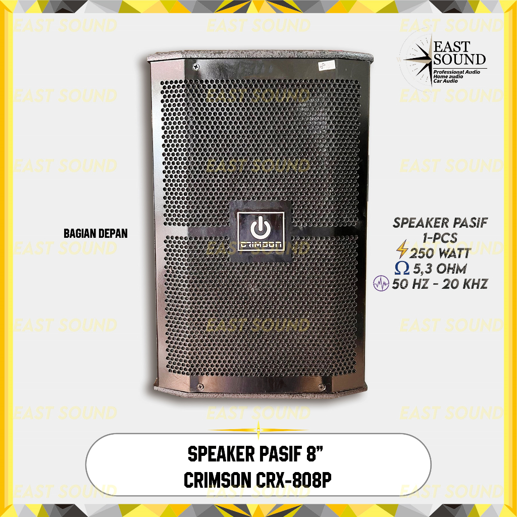 SPEAKER PASIF 8" CRIMSON CRX-808P