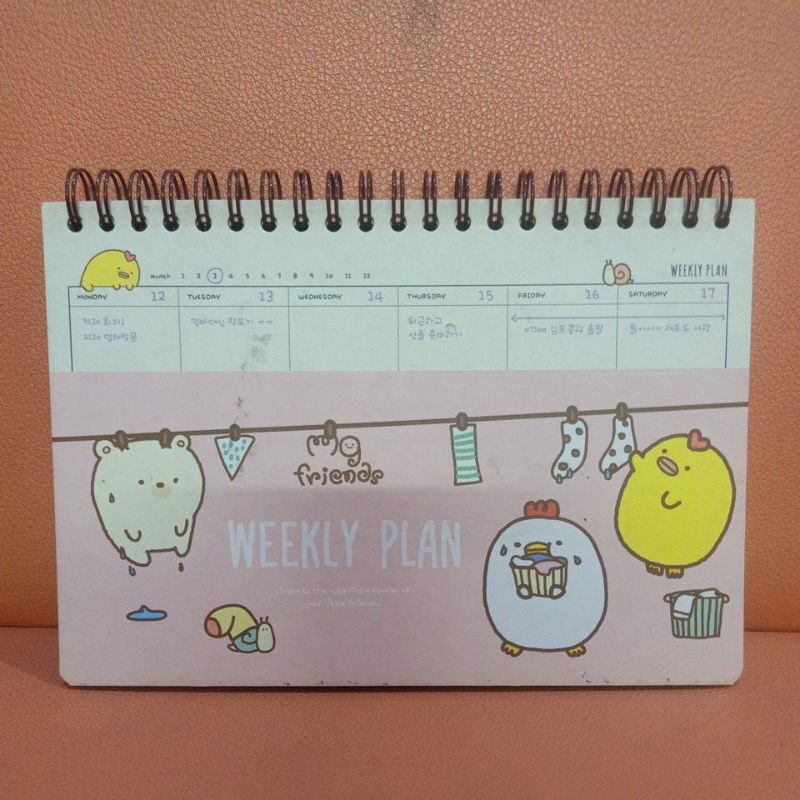 

Buku Weekly Planner Jadwal Perencanaan