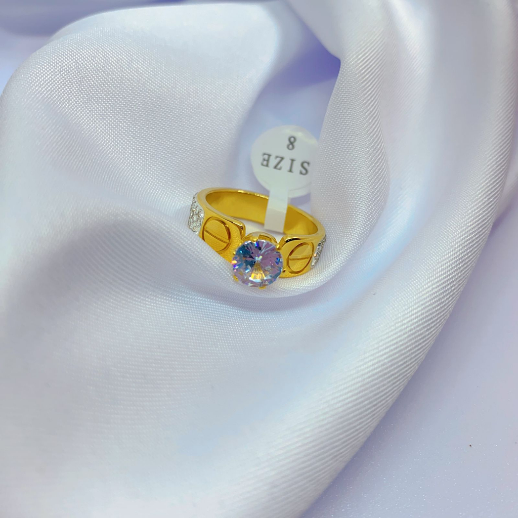 Cincin titanium wanita korean style