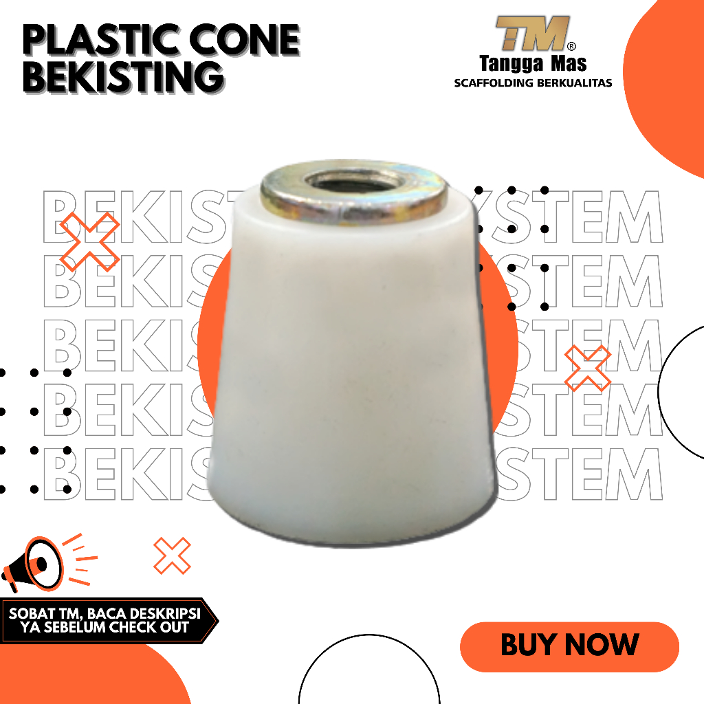 PLASTIC CONE UNTUK PROYEK BEKISTING KOLOM