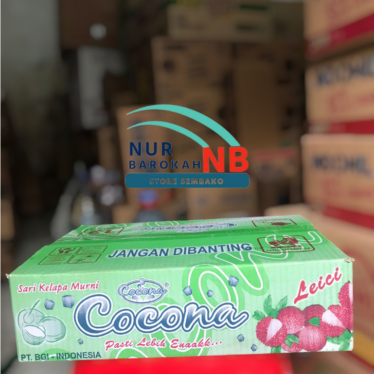 

Cocona Leci Minuman Sari Kelapa 1 Dus (Isi 24 gls x 160ml)