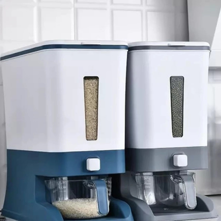 Dispenser Rice Box Tempat Penyimpan Beras Anti Kutu Serangga Wadah Beras Rice Box Food Grade