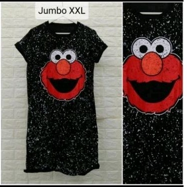 Dress Elmo Casual Big Size XXL