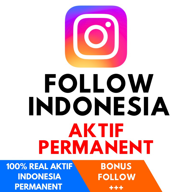 [PROMO] Followers Instagram Permanen Real Aktif Bergaransi Selamanya | fol fols folow folows folower