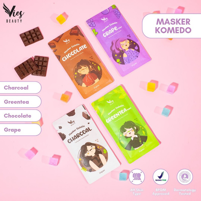 BPOM Masker Gelatin Vies / Masker Komedo