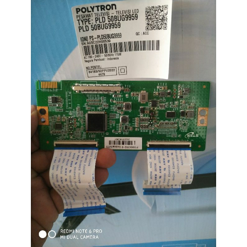 T CON - TCON - TICON - POLYTRON - PLD50BUG9959 - 50BUG9959