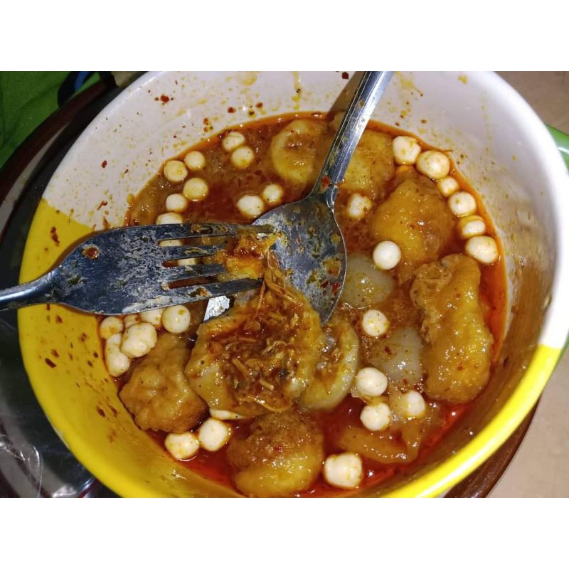 

cilok ayam suir kumplit