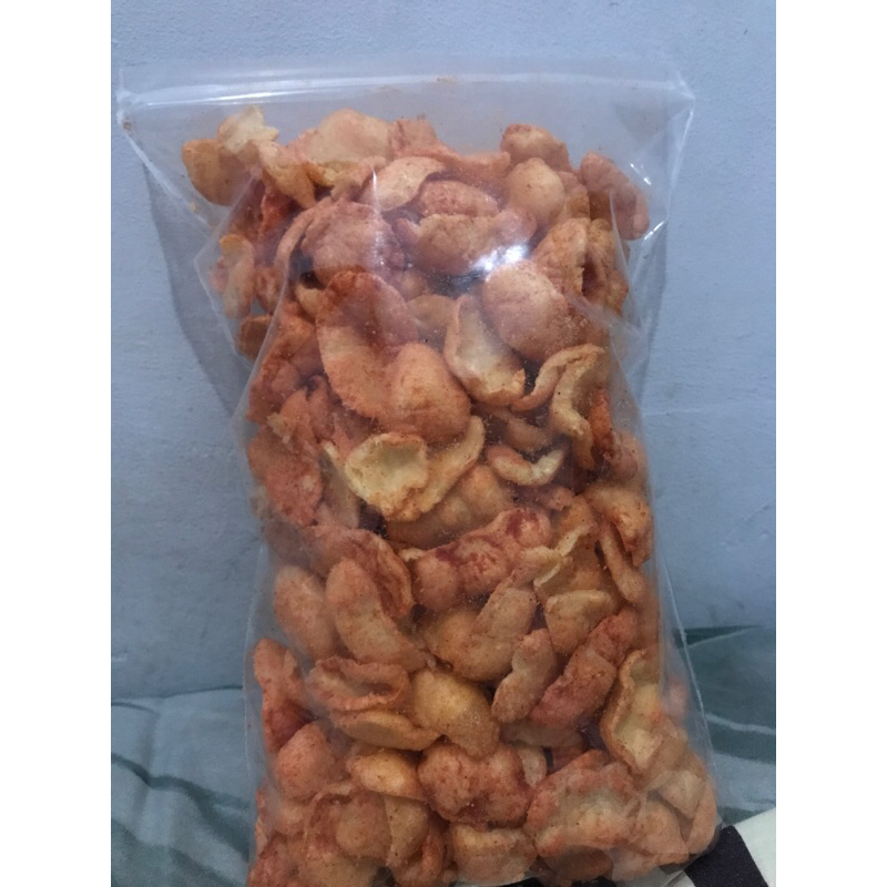

kerupuk kerang pedas