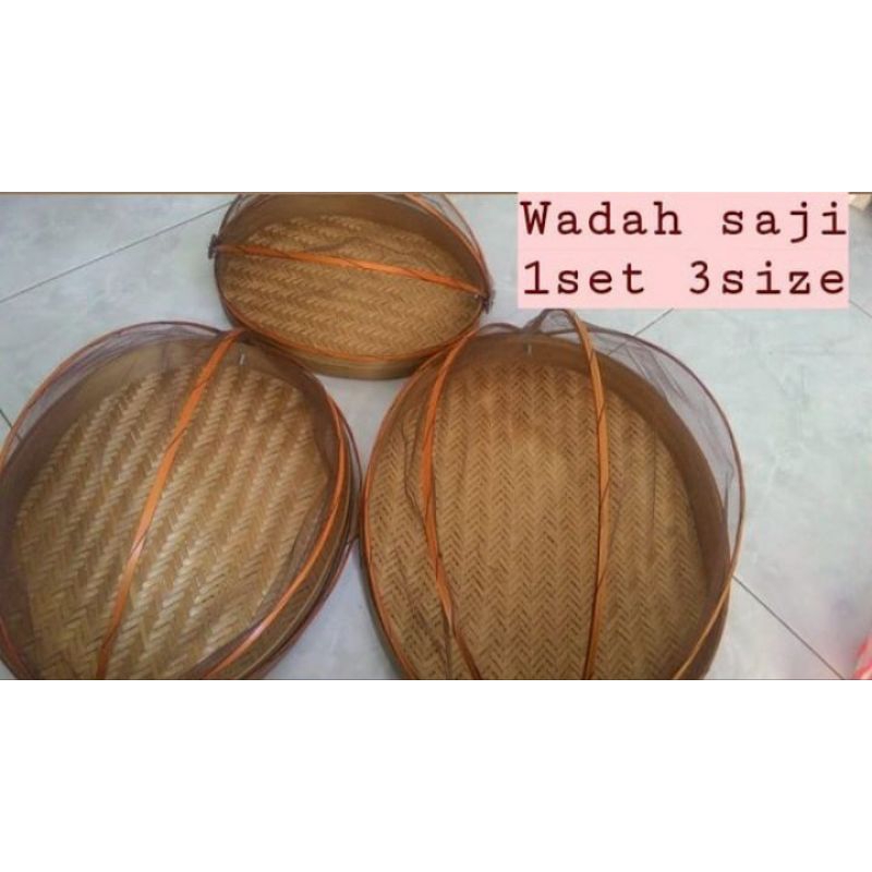 wadah tudung saji bambu