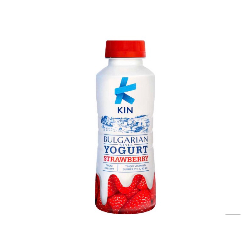 

Kin Bulgarian yogurt 200ml blueberry strawberry original black