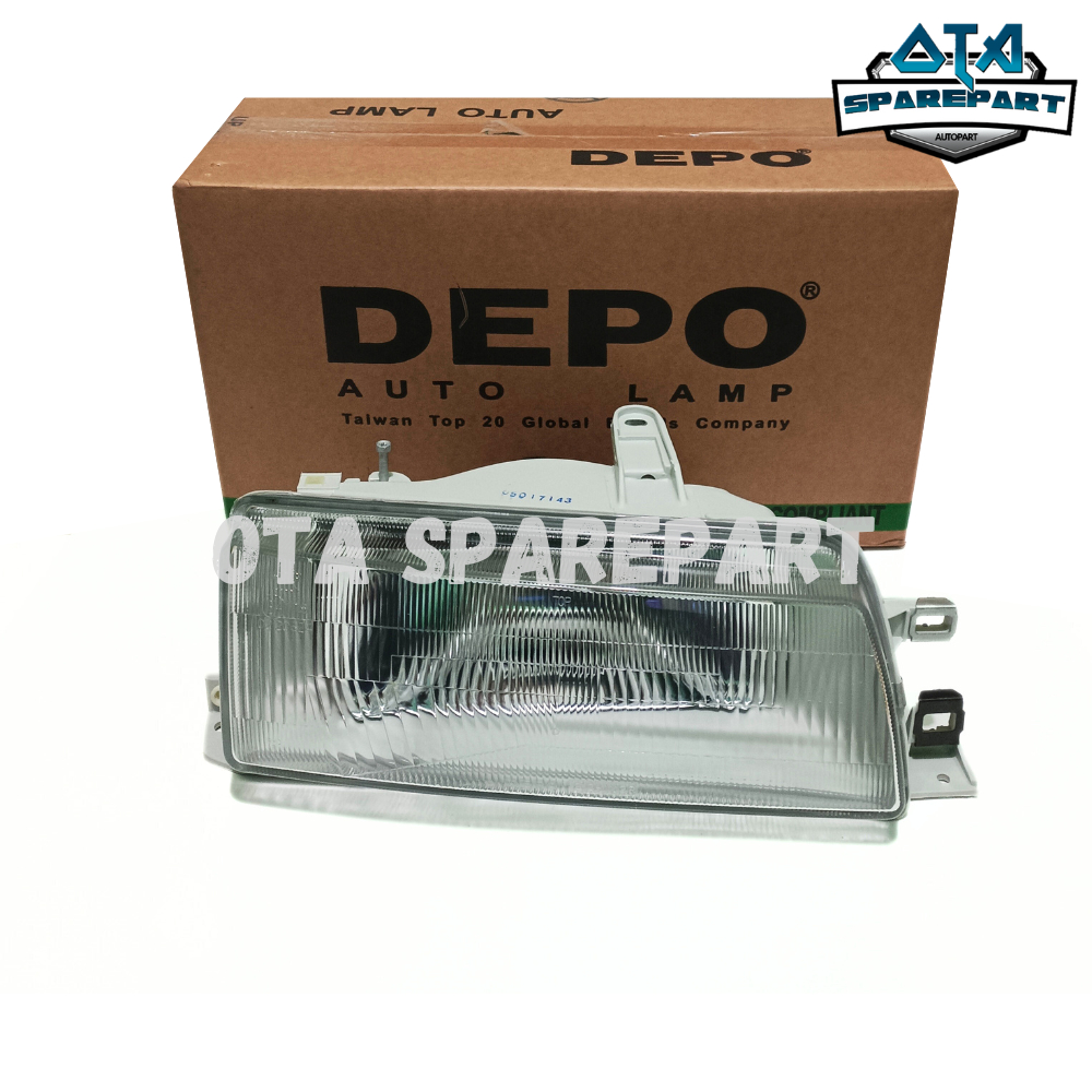 Headlamp Lampu Depan Toyota Corolla Twincam AE92 1988-1991 Depo