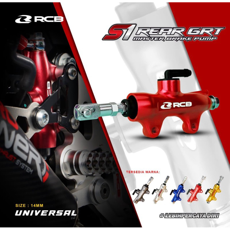 MASTER REM BELAKANG RCB S1 GRT 14mm