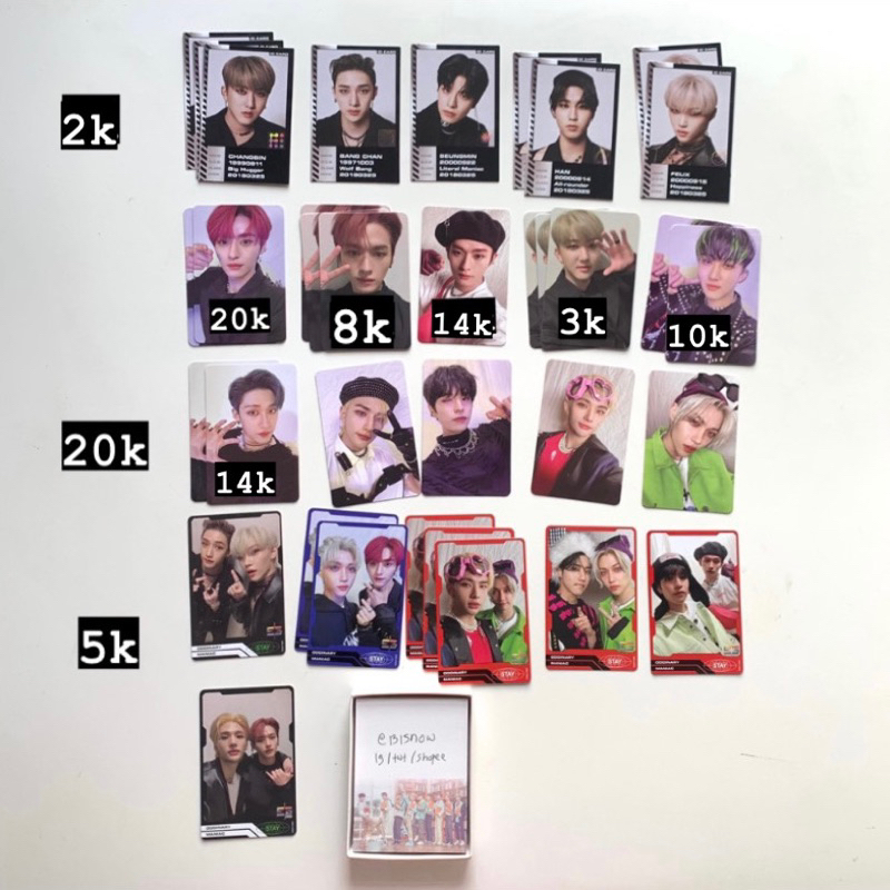 photocard stray kids oddinary odd chan lino changbin hyunjin han felix seungmin scanning mask off fr