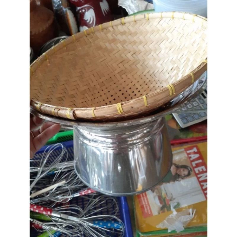 Seeng Stainless free kukusan bambu