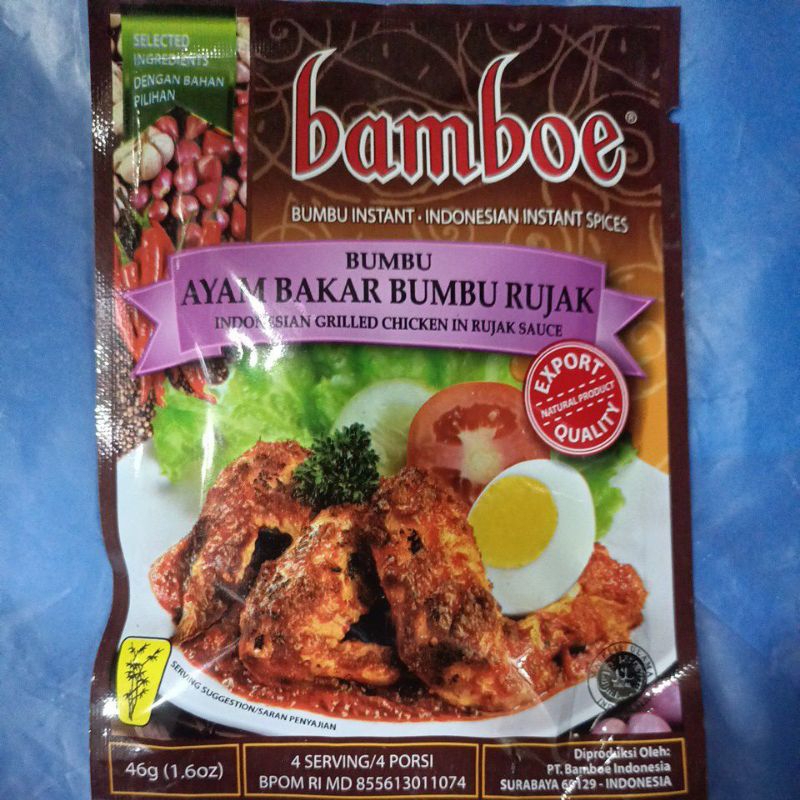 

BUMBU BAMBOE AYAM PANGGANG BUMBU RUJAK