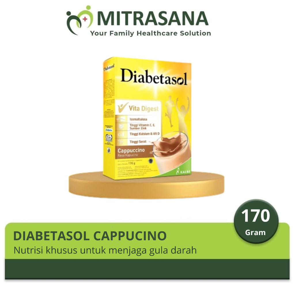 

Diabetasol Cappucino 170 Gram