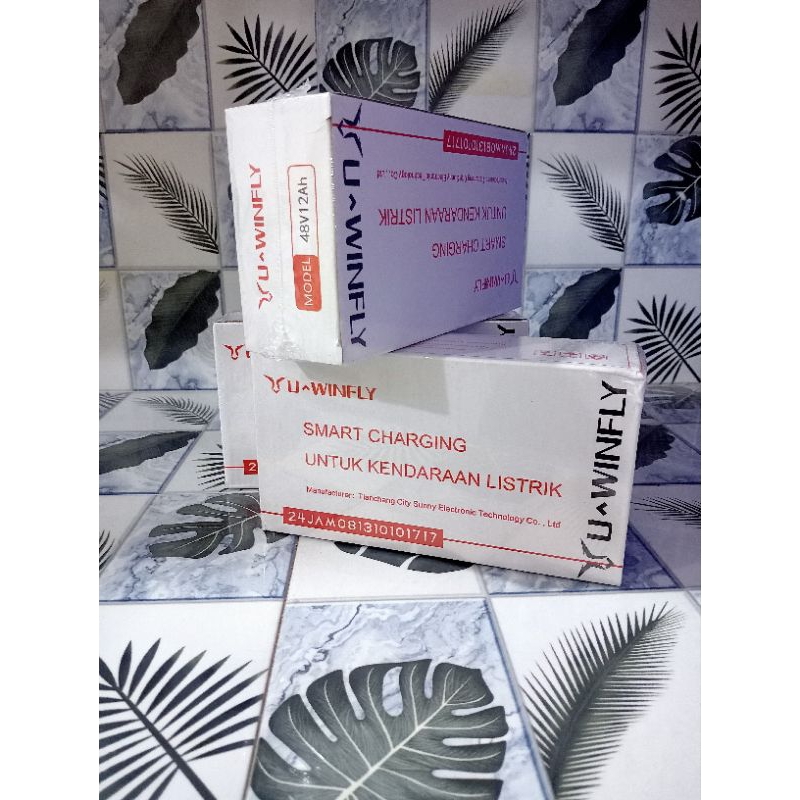 (Ori) Charger Sepeda Listrik U-Winfly Original 48V12Ah - Charger aki sepeda listrik