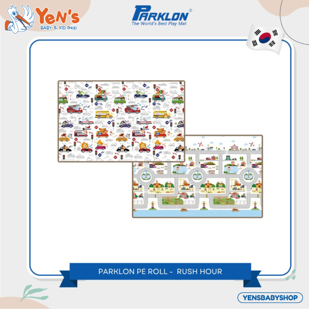 Parklon Playmat PE Roll 150x200 cm Double Side / Bayi Playmat / Karpet Lantai