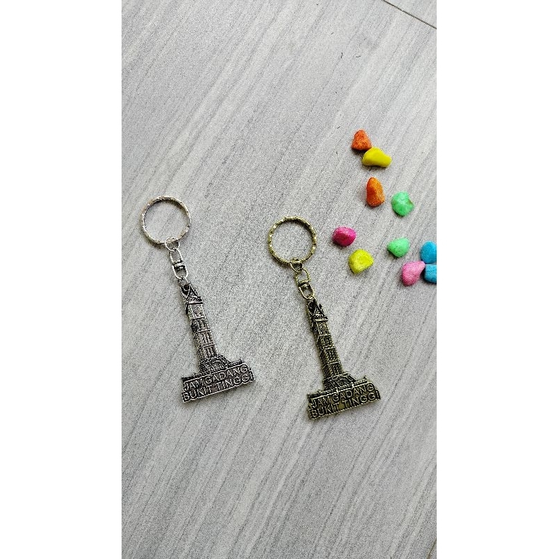 gantungan kunci jam gadang