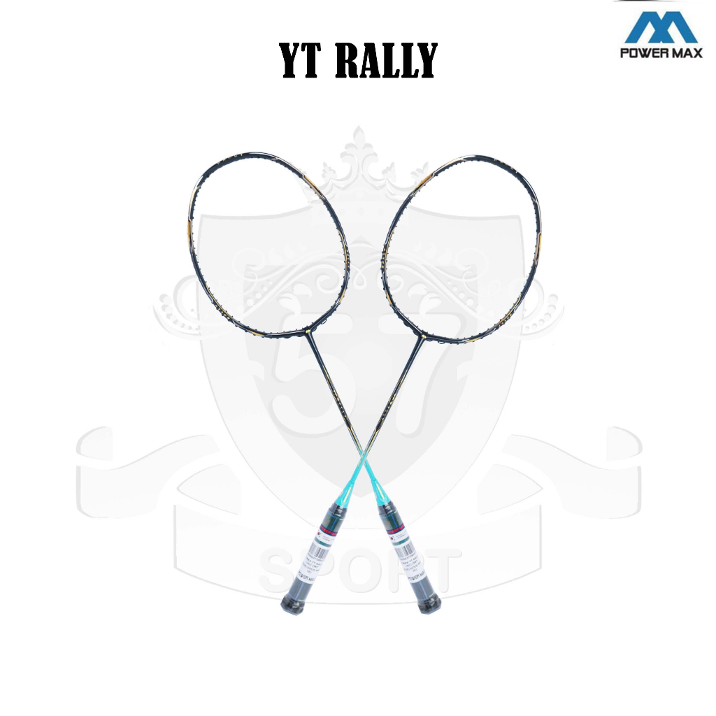 Raket Badmintoon Powermax YT Rally Original Bonus Senar