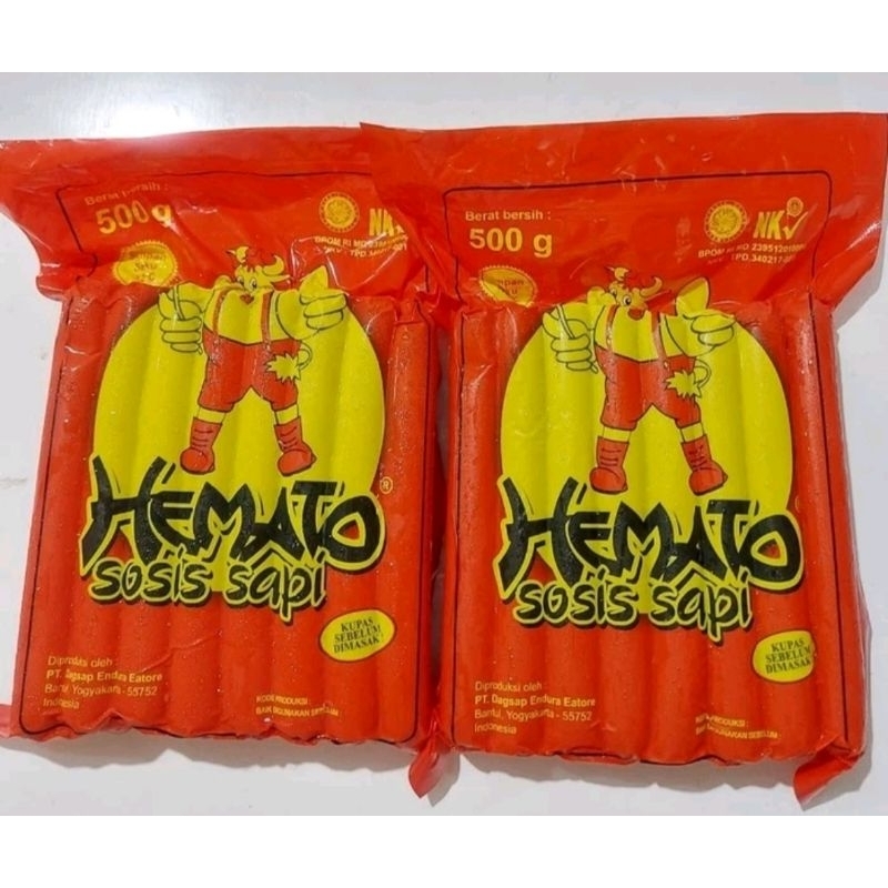 

Hemato Sosis Sapi 500gr