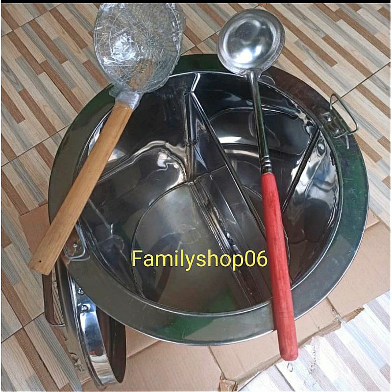 Tong Mie Ayam Stainless 40 Cm Dandang Mie Ayam Sekat