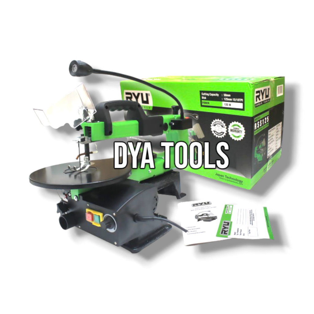 RYU SCROLL SAW GERGAJI UKIR LISTRIK RSS 125