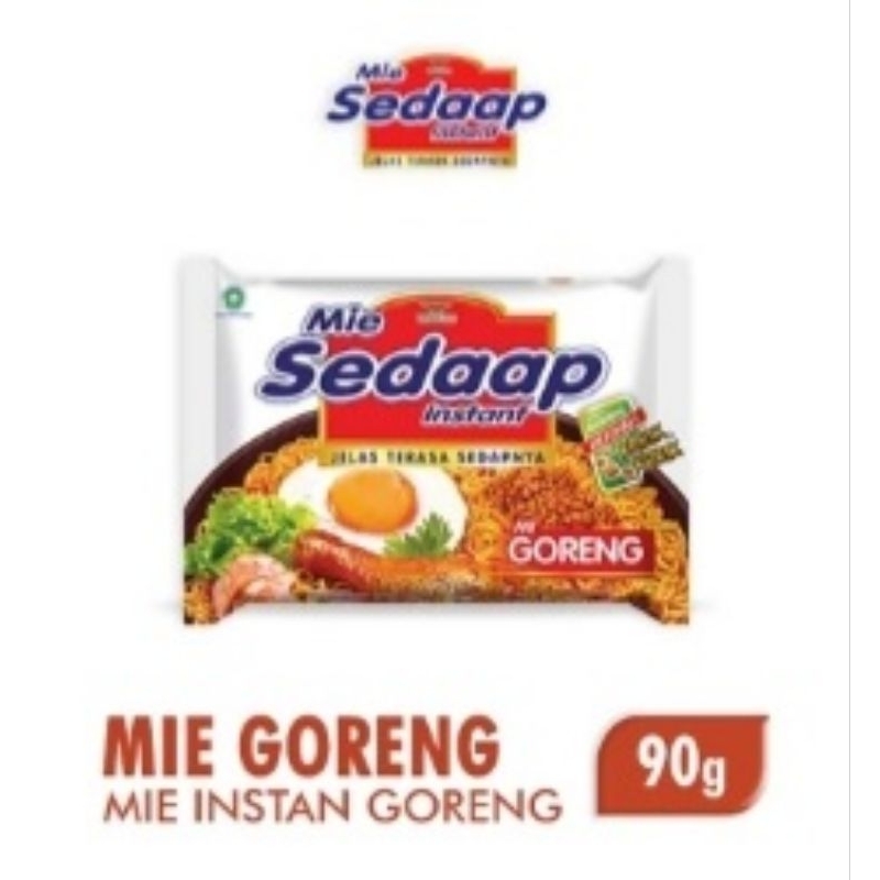 

Sedaap mie goreng 90gr ( paket isi 5 biji )