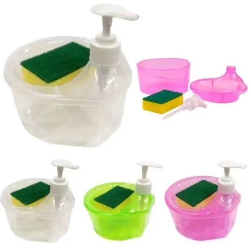Dispenser Cuci Piring - Tempat Sabun Cuci Piring - Dispenser Sabun MR DIY - Tempat Sabun Viral