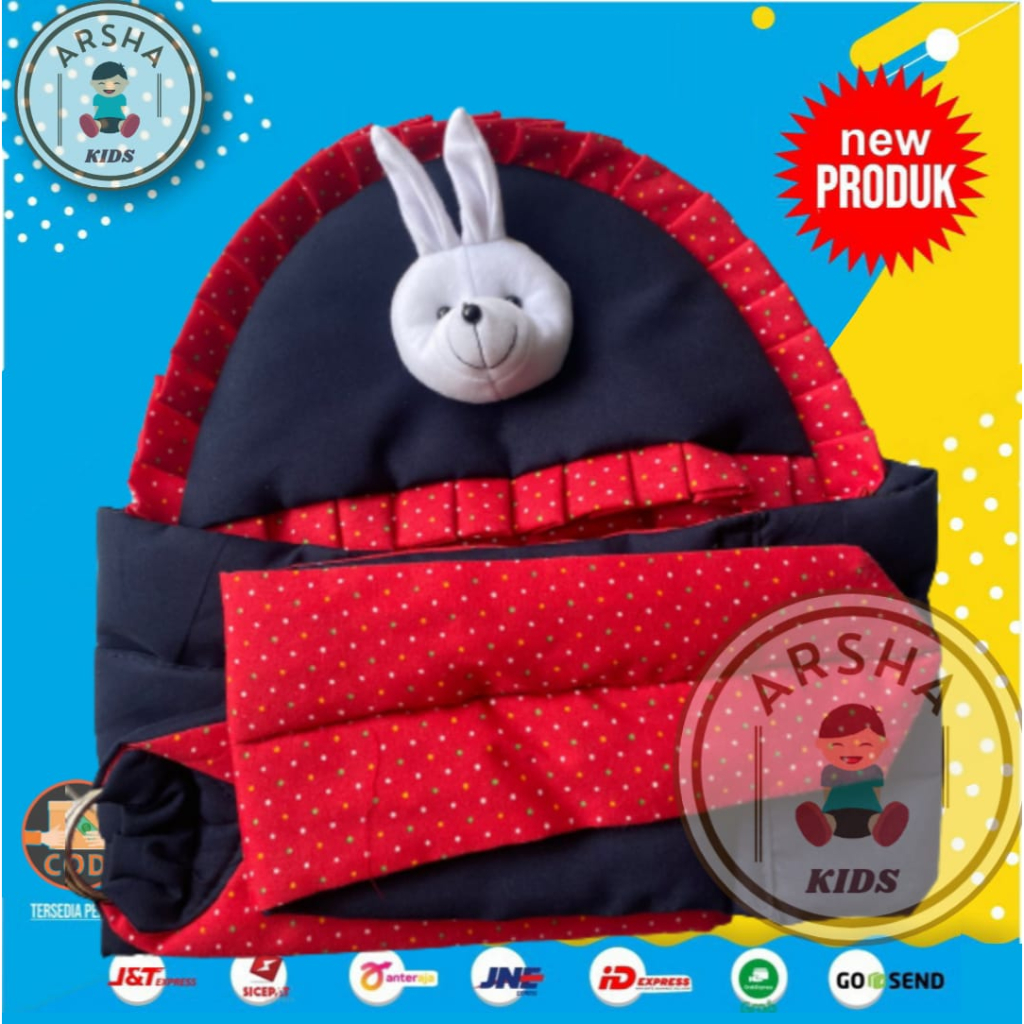 Gendongan Bayi Baby Baru Lahir Newborn Renda Aisan Bayi Katun Terlaris