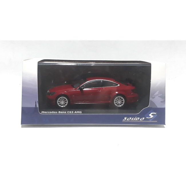 Solido 1/43 MERCEDES-BENZ C63 AMG BLACK SERIES RED 2012
