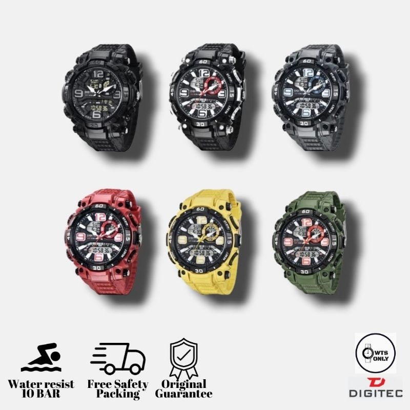 Jam Tangan Digitec DA-2030T / 2030 Original